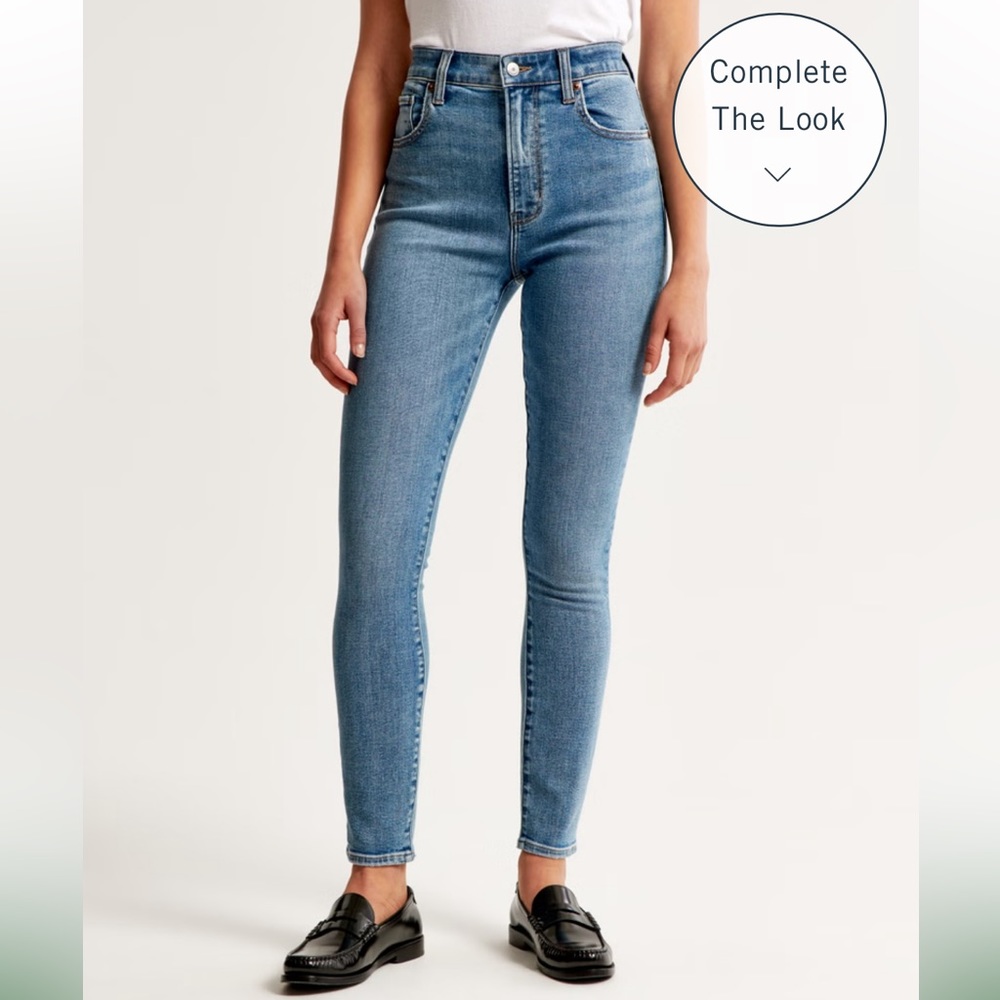 Abercrombie High Rise Super Skinny Jeans